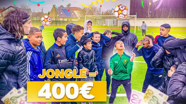 1 JONGLE = 400 EUROS POUR YASSINE ! 💶 ( je pleure 😭)