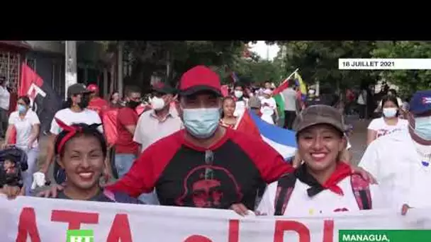 Nicaragua : manifestation en soutien au président Ortega à Managua