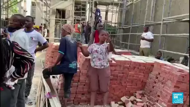 Nigeria : plusieurs morts et blessés dans l'effondrement d'un immeuble à Lagos • FRANCE 24