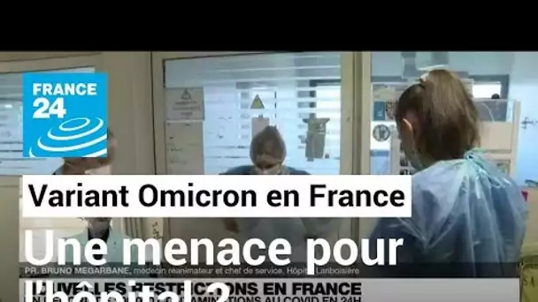 Covid-19 en France : le variant Omicron, une menace pour l'hôpital ? • FRANCE 24
