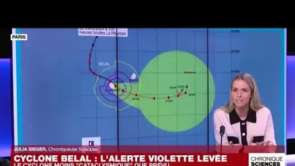 Le cyclone tropical Belal moins "cataclysmique" que prévu • FRANCE 24