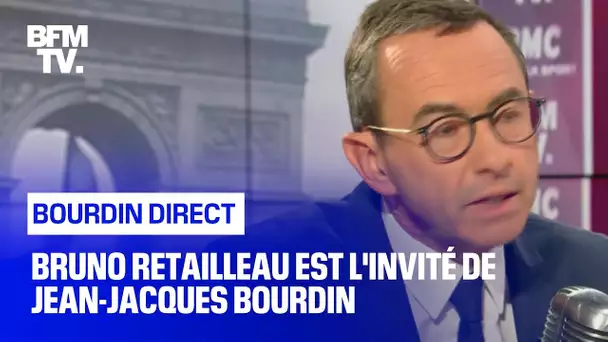 Bruno Retailleau face à Jean-Jacques Bourdin en direct