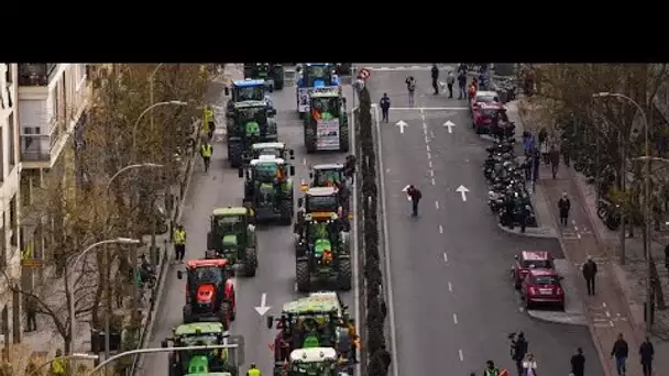 En Espagne et en France, la colère agricole ne retombe pas