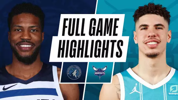 TIMBERWOLVES at HORNETS | FULL GAME HIGHLIGHTS | February 12, 2021