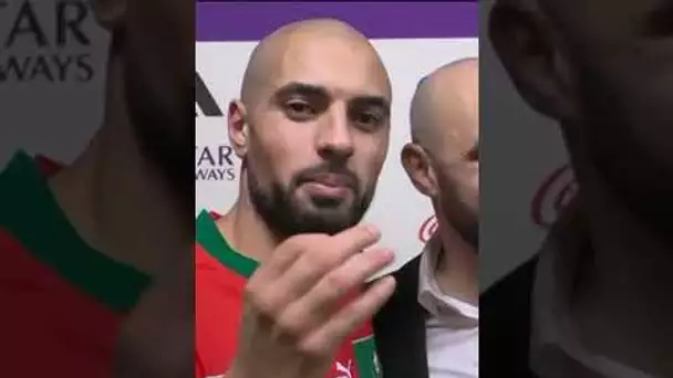 🇲🇦 L'énorme respect de Sofyan Amrabat pour Walid Regragui ! #ShortsFIFAWorldCup #shorts