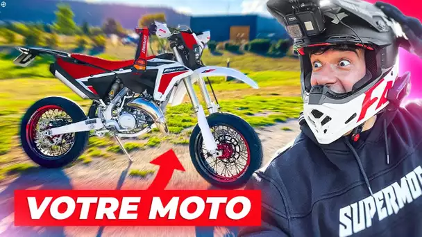 JE MONTE LES PREMIÈRES PIÈCES SUR LA MOTO À GAGNER !