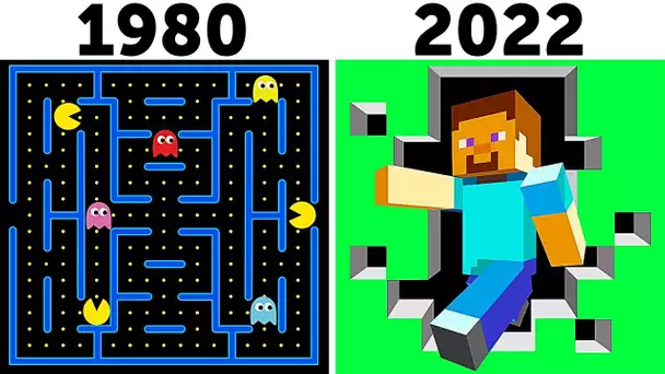 D’hier à aujourd’hui : les jeux vidéo à travers les décennies