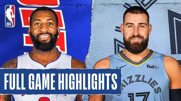 PISTONS at GRIZZLIES | FULL GAME HIGHLIGHTS | February 3, 2020