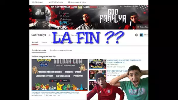 ON STOP YOUTUBE POUR L&#039;ARGENT ?