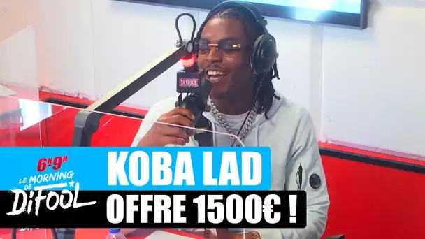 Koba LaD offre 1500€ à une auditrice ! #MorningDeDifool