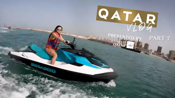 𝗤𝗮𝘁𝗮𝗿𝗩𝗹𝗼𝗴 - Episode 7️⃣ - Traditional Qatari breakfast, jet-ski & shopping for the last day in Qatar