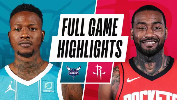 HORNETS at ROCKETS | FULL GAME HIGHLIGHTS | March 24, 2021
