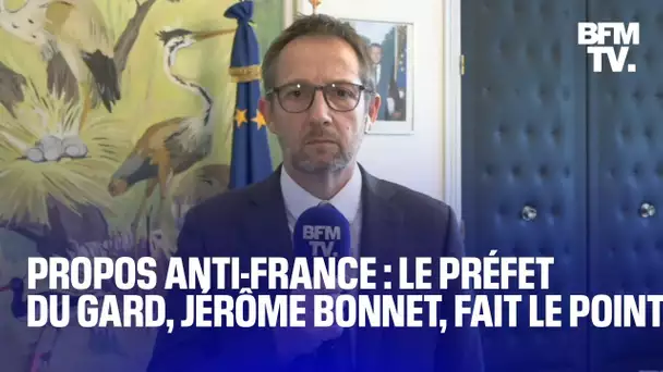 "Si c'est un lapsus, c'est un lapsus qui dure plusieurs minutes" affirme le préfet du Gard