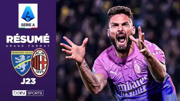 Résumé : Giroud brille, l'AC Milan bat Frosinone dans un scénario dingue !