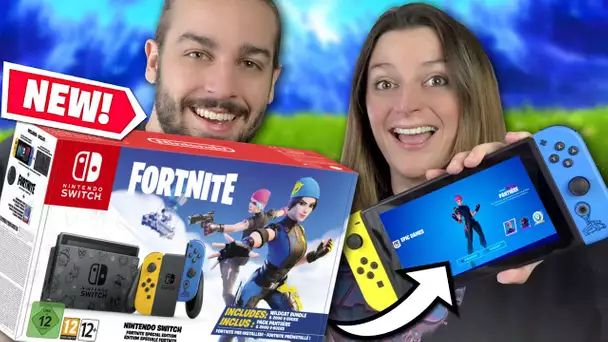 ON A RECU LA NOUVELLE NINTENDO SWITCH COLLECTOR FORTNITE ! SKIN EXCLUSIF PANTHÈRE