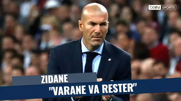 Mercato : Zidane révèle le futur de Varane