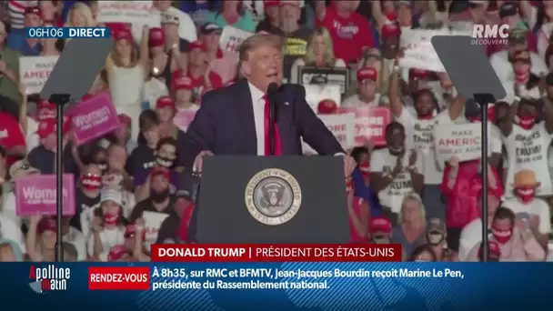 Donald Trump, testé négatif au Covid, meeting important près d’Orlando en Floride