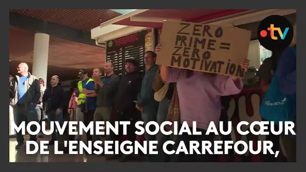 Un mouvement social au cœur de l'enseigne Carrefour, quartier Bonneveine à Marseille