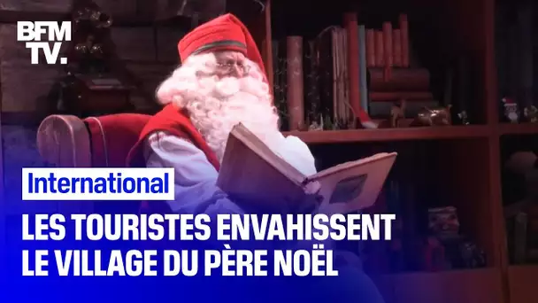 Les touristes envahissent le village du Père Noël