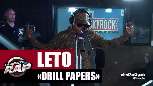 Leto "Drill papers" #PlanèteRap