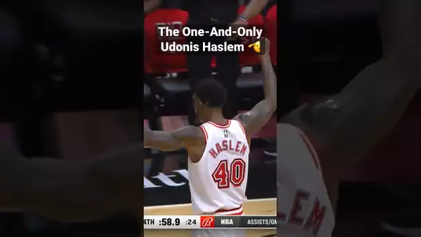 Udonis Haslem Checks Out Of His Final Regular Season Game To Standing Ovation! 👏 | #shorts