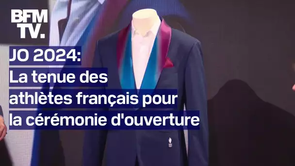 JO 2024: la tenue des athlètes français pour la cérémonie d'ouverture présentée sur BFMTV