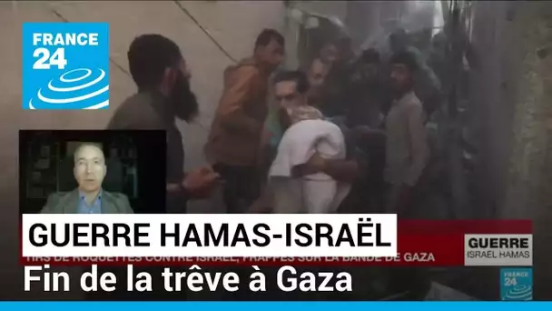 Fin de la trêve à Gaza : la bande de Gaza à nouveau bombardée • FRANCE 24
