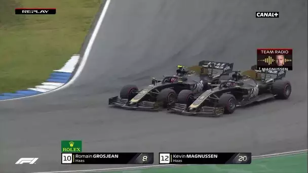 Friction entre Grosjean et Magnussen