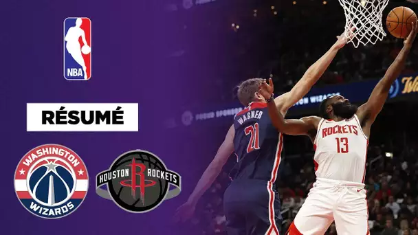 NBA : Harden sort le grand jeu face aux Wizards !