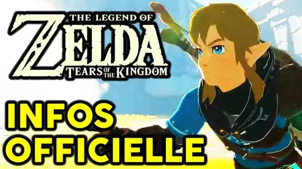 Zelda Tears of the Kingdom : INFO NINTENDO OFFICIELLE ! (BOTW2)