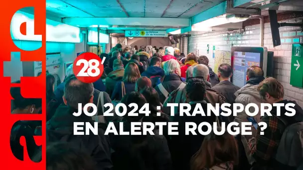Transports : les JO de Paris, chronique d’un désastre annoncé ?  - 28 Minutes - ARTE