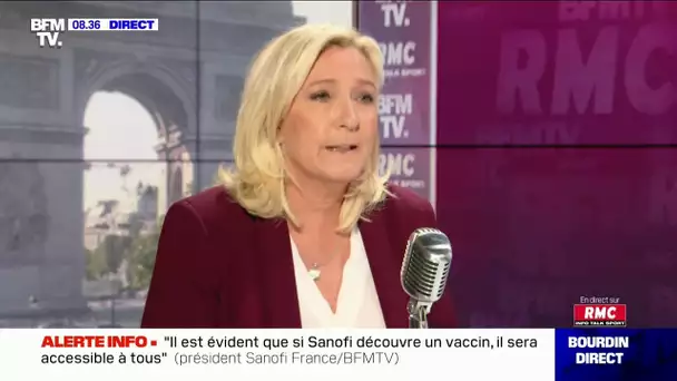 "Il est impossible de dire si ce déconfinement est un succès" affirme Marine Le Pen