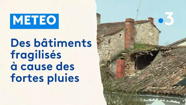 Effondrement des bâtiments à cause des pluies abondantes