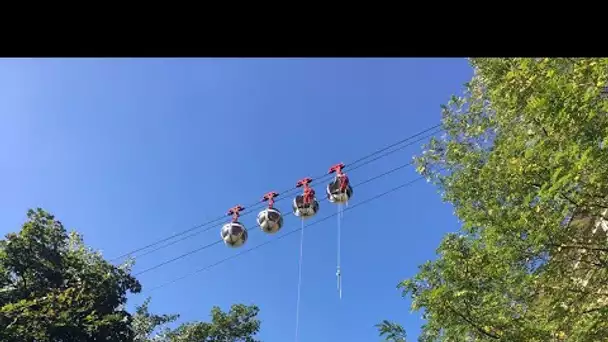 Exercice de secours sur les bulles de Grenoble