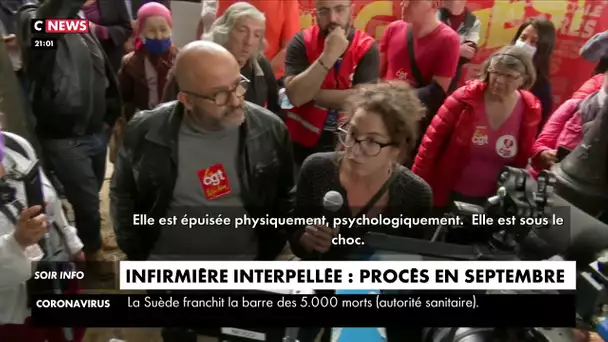 Infirmière interpellée : rassemblement de soutien à Paris