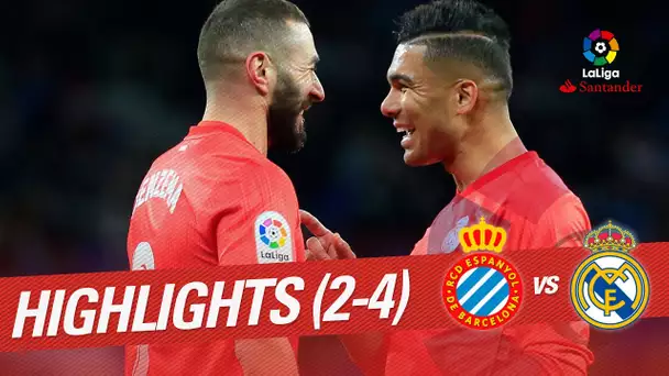 Highlights RCD Espanyol vs Real Madrid (2-4)
