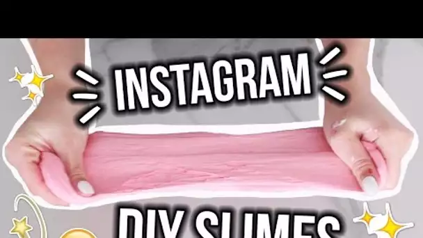 COMMENT FAIRE DU SLIME COMME SUR INSTAGRAM !