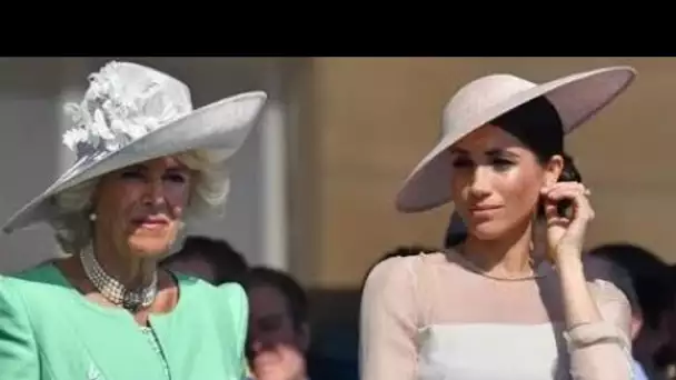 Meghan Markle s'est appuyée sur Camilla pour "naviguer dans les moments difficiles" de la vie royale