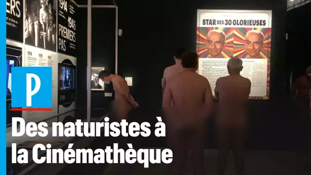 Paris : des naturistes visitent l’exposition de Funès