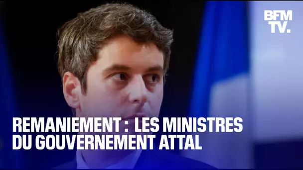 Remaniement: les entrants et les sortants du gouvernement Attal