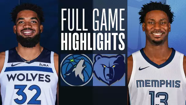 TIMBERWOLVES at GRIZZLIES | FULL GAME HIGHLIGHTS | December 8, 2023