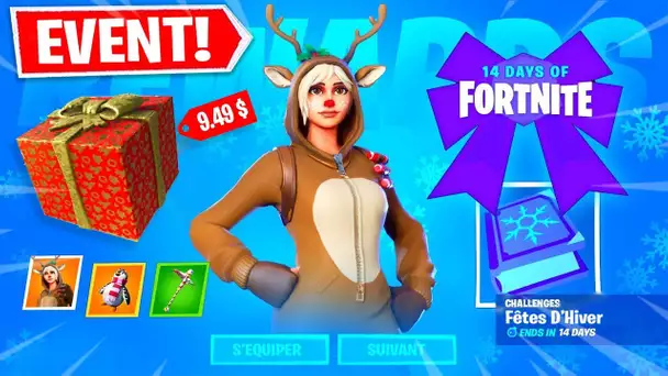 LES 14 JOURS DE FORTNITE DEVIENNENT LES FETES D'HIVER + CADEAUX ARGENT REEL ! (GOOGLE VS FORTINTE !)