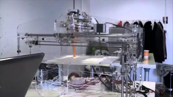 Des raviolis et des gâteaux fabriqués avec une imprimante 3D