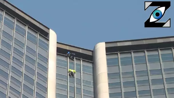 [Zap Net] La Tour Montparnasse à mains nues pour l'Ukraine ! (08/03/22)