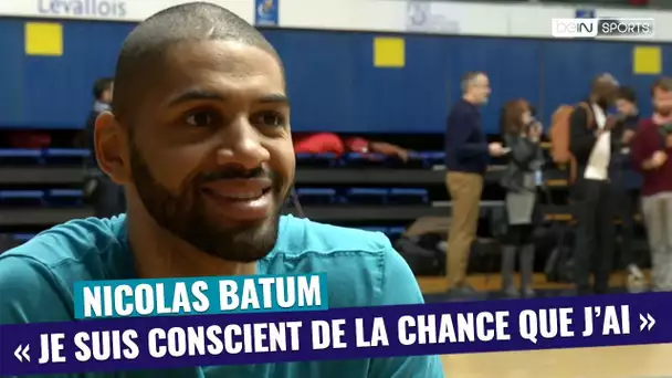 Interview - N. Batum: "C'est particulier pour un non-Américain de jouer un match NBA dans son pays"