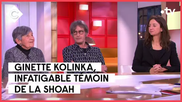 Marion Ruggieri, Ginette Kolinka, Richard Kolinka et Stéphane Freiss - C à Vous - 23/01/2023