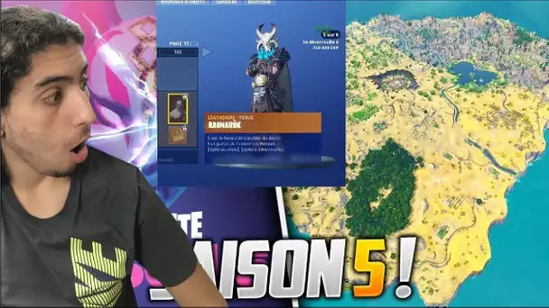 SAISON 5 J’ACHÈTE TOUT LE PASSE DE COMBAT  SUR FORTNITE BATTLE ROYALE !