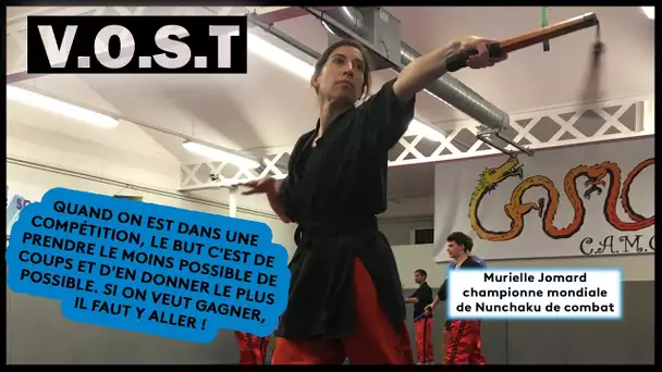 VOST : Murielle Jomard, championne mondiale de Nunchaku de combat.