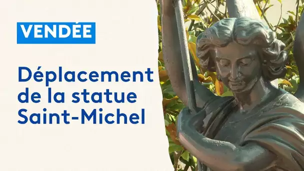 La statue St Michel des Sables d'Olonne déplacée