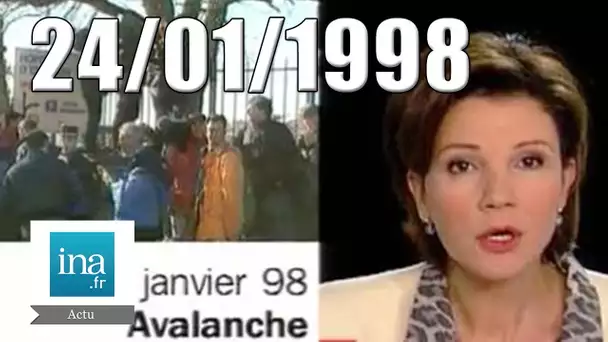 20h France 2 du 24 janvier 1998 | Retour sur l'avalanche meurtrière | Archive INA